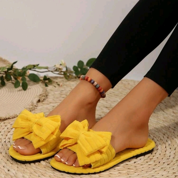 Women European & American Style Southeast Asia Velvet Bow Tie Casual - Picture 2 of 5